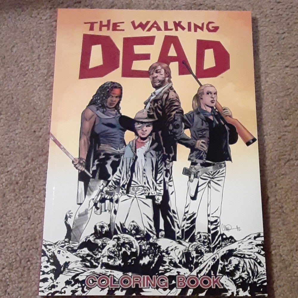 The Walking Dead coloring book